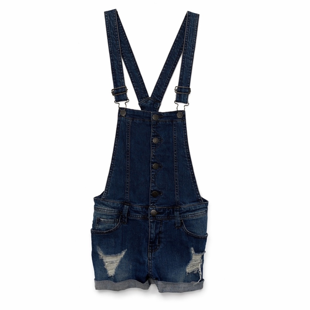 Tinseltown Indigo Denim Overalls
